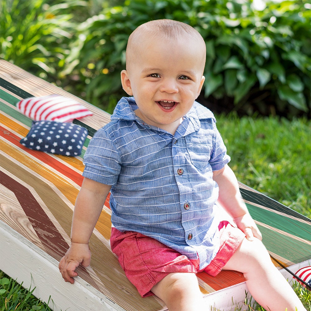 Carnival Slide - Cornhole Board Wrap - Set of 2