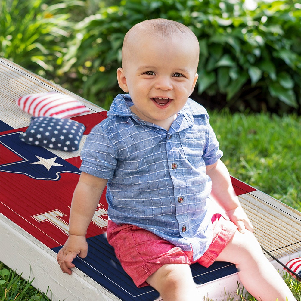 Texas State - Cornhole Board Wrap - Set of 2