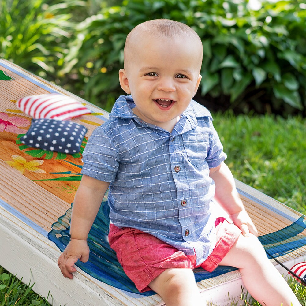 Aloha Surf - Cornhole Board Wrap - Set of 2