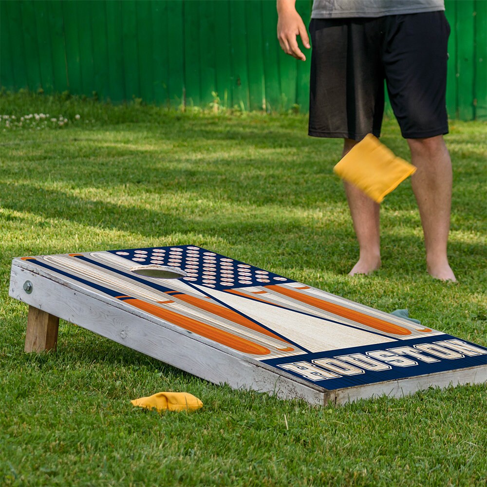 Houston Baseball - Cornhole Board Wrap - Set of 2