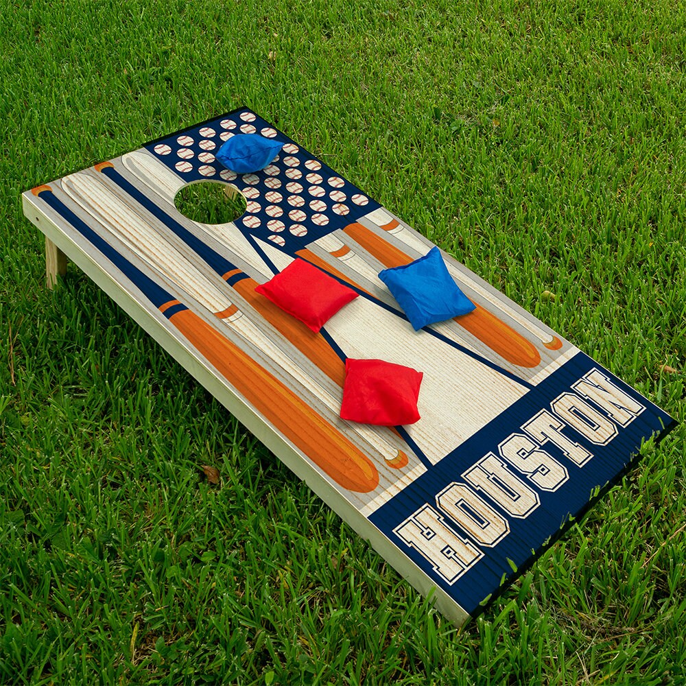 Houston Baseball - Cornhole Board Wrap - Set of 2