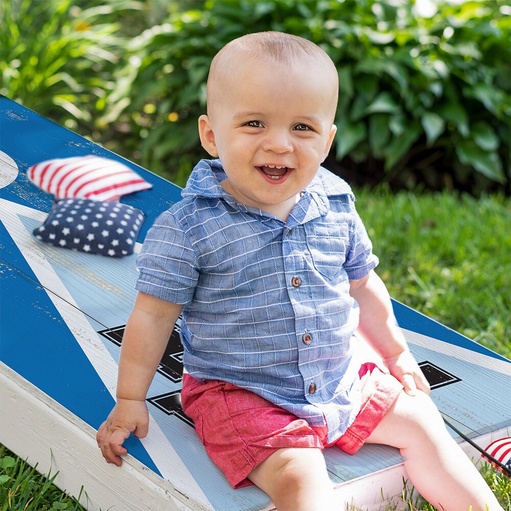 His Hole Her Hole - Cornhole Board Wrap - Set of 2