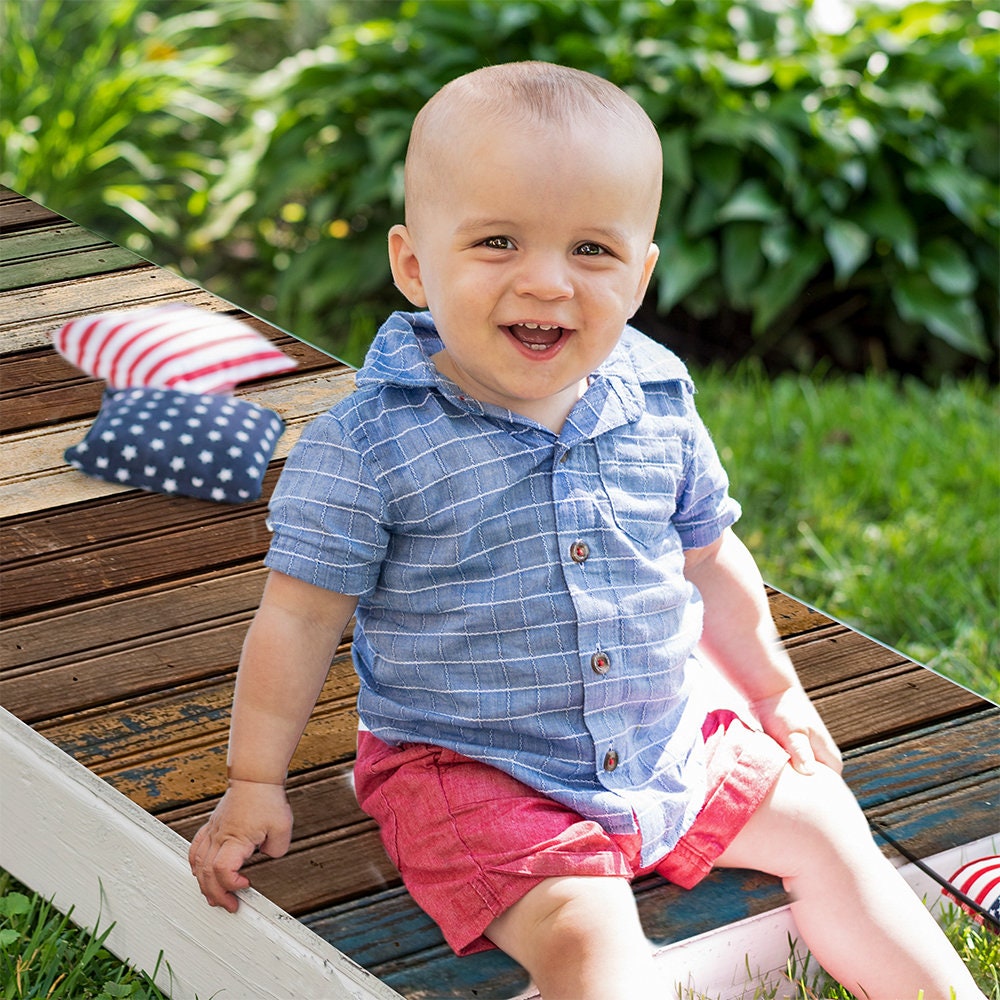 Wood Panels - Cornhole Board Wrap - Set of 2