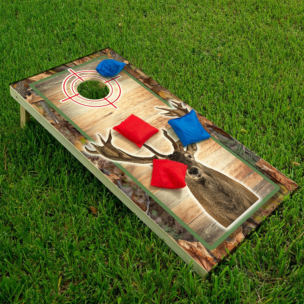 Deer Hunting - Cornhole Board Wrap - Set of 2