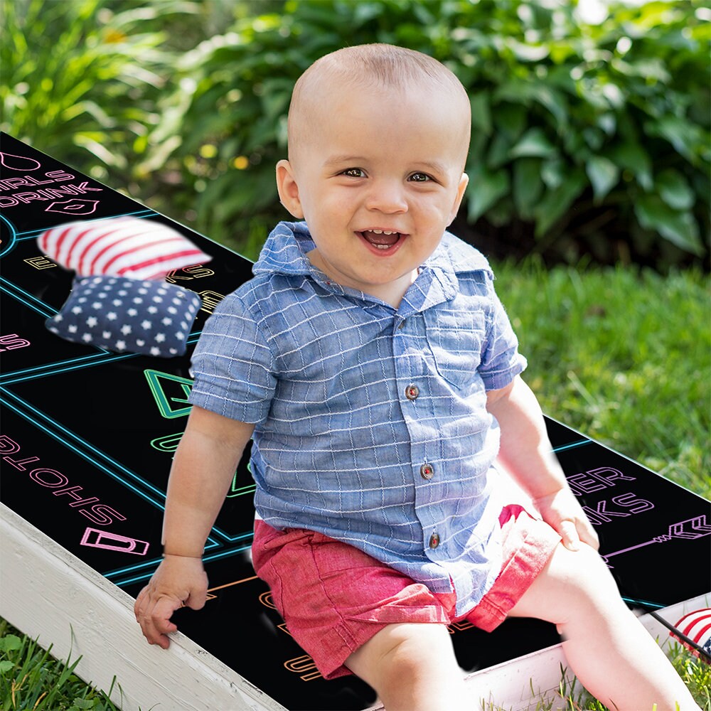 Drinking Game - Cornhole Board Wrap - Set of 2