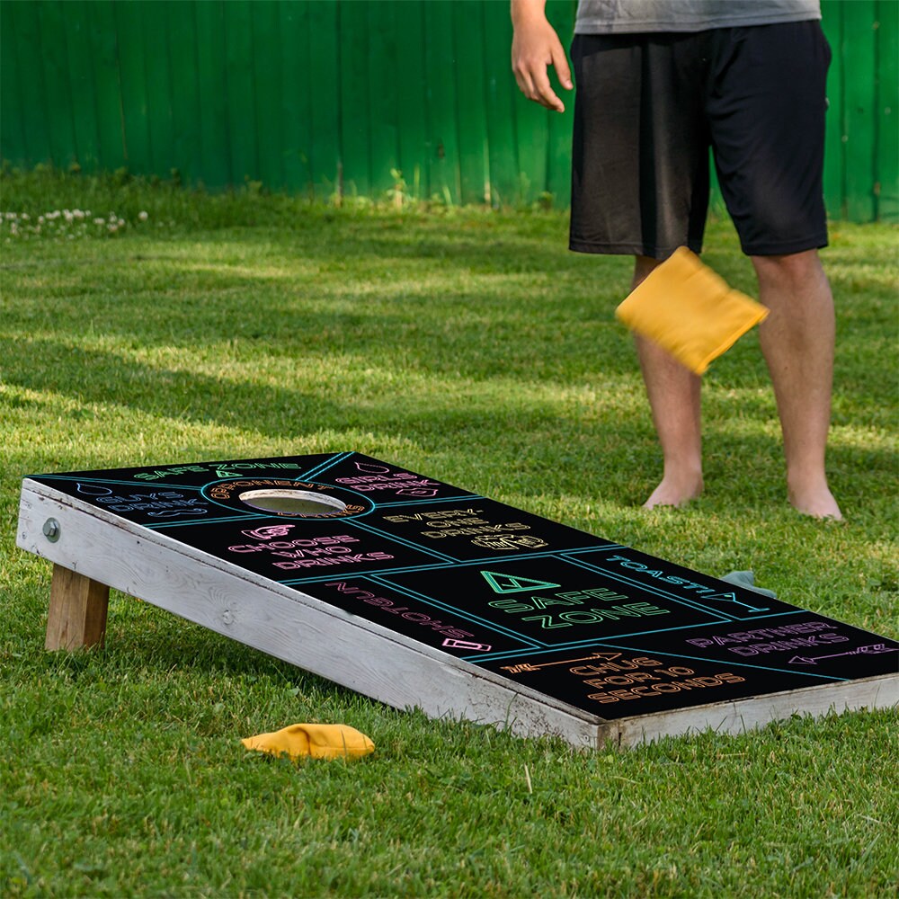 Drinking Game - Cornhole Board Wrap - Set of 2