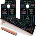 Drinking Game - Cornhole Board Wrap - Set of 2