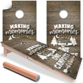 Making Memories at Camp - Cornhole Board Wrap - Set of 2