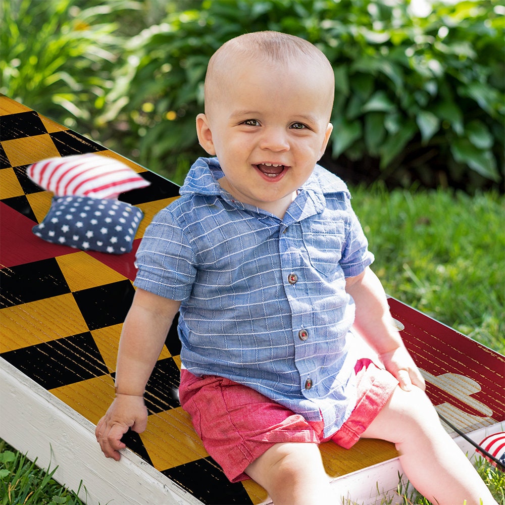 Maryland State - Cornhole Board Wrap - Set of 2