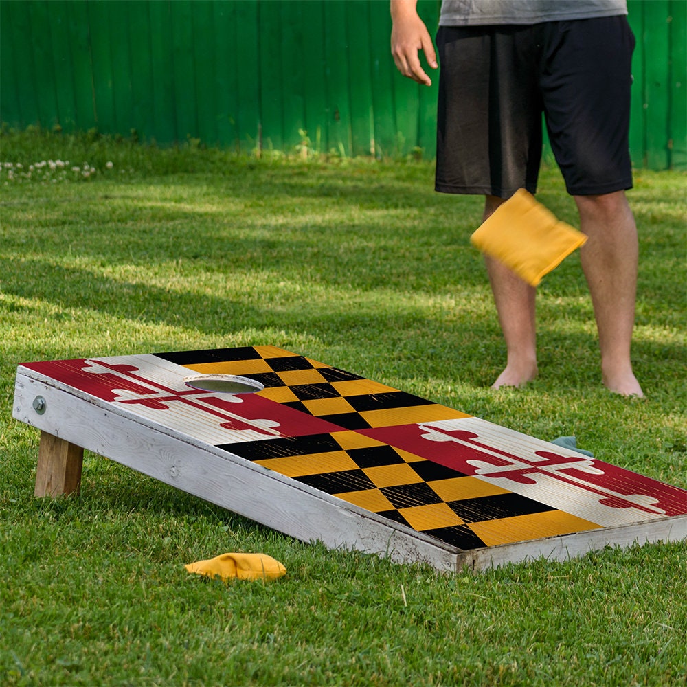 Maryland State - Cornhole Board Wrap - Set of 2