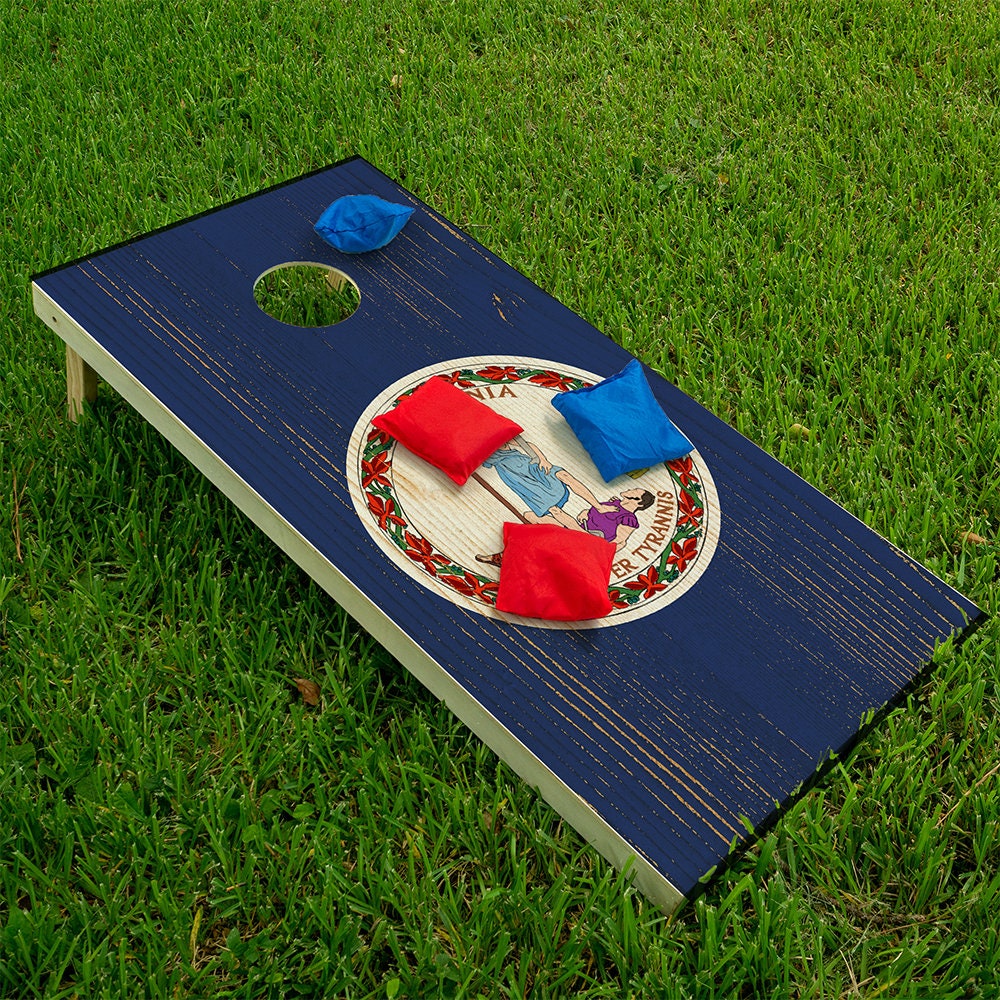 Virginia State - Cornhole Board Wrap - Set of 2