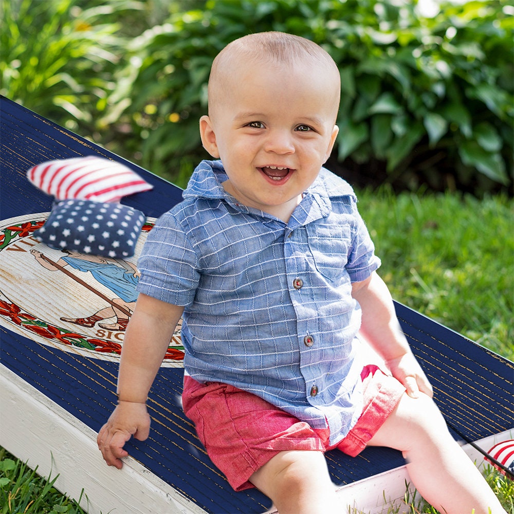 Virginia State - Cornhole Board Wrap - Set of 2