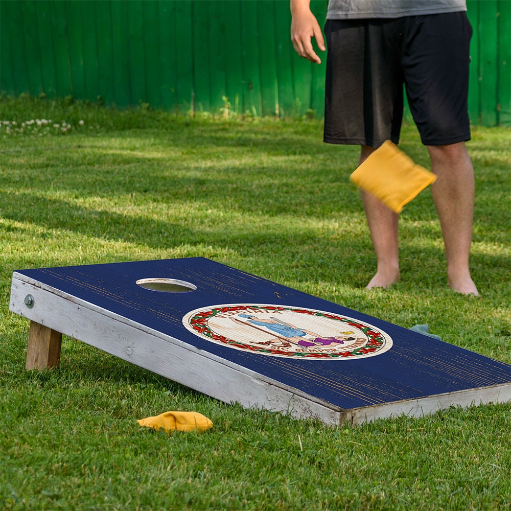 Virginia State - Cornhole Board Wrap - Set of 2