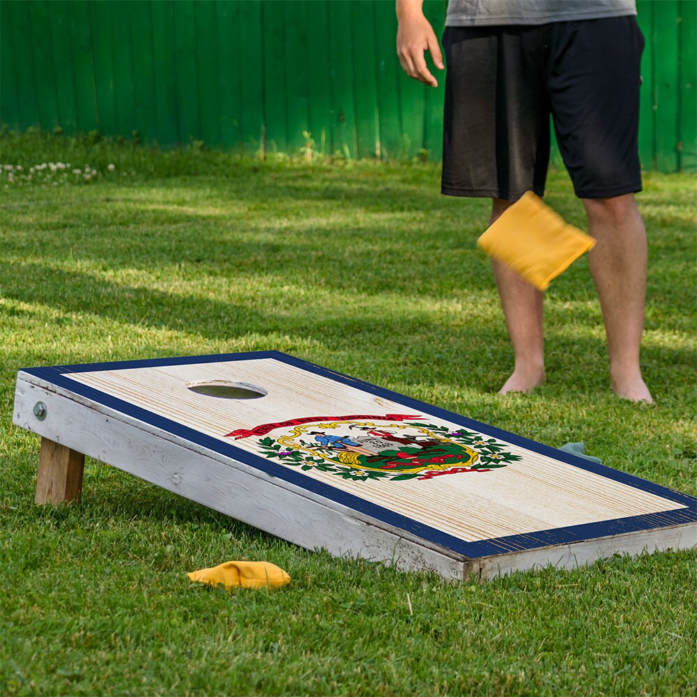 West Virginia State - Cornhole Board Wrap - Set of 2