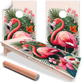Flamingo Life - Cornhole Board Wrap - Set of 2