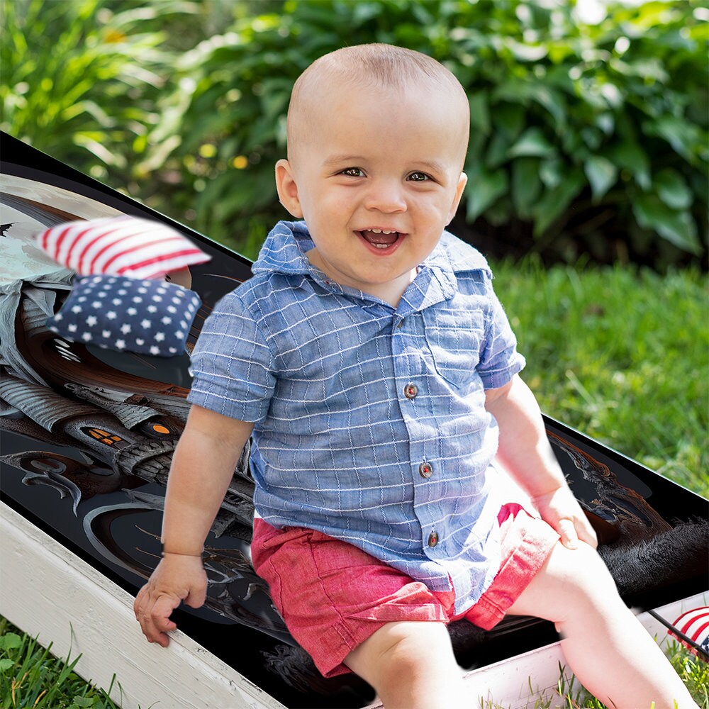 Nightmare Before Christmas - Cornhole Board Wrap - Set of 2