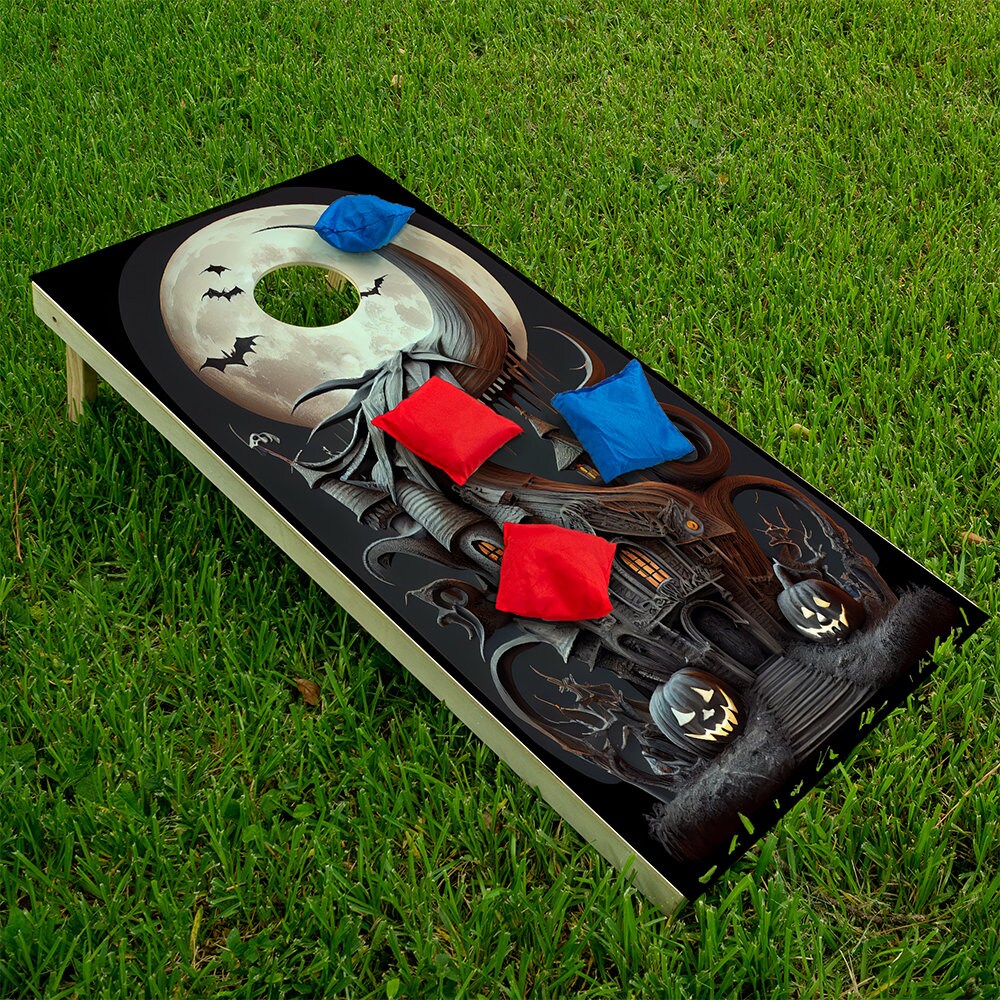 Nightmare Before Christmas - Cornhole Board Wrap - Set of 2