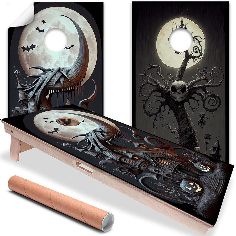 Nightmare Before Christmas - Cornhole Board Wrap - Set of 2