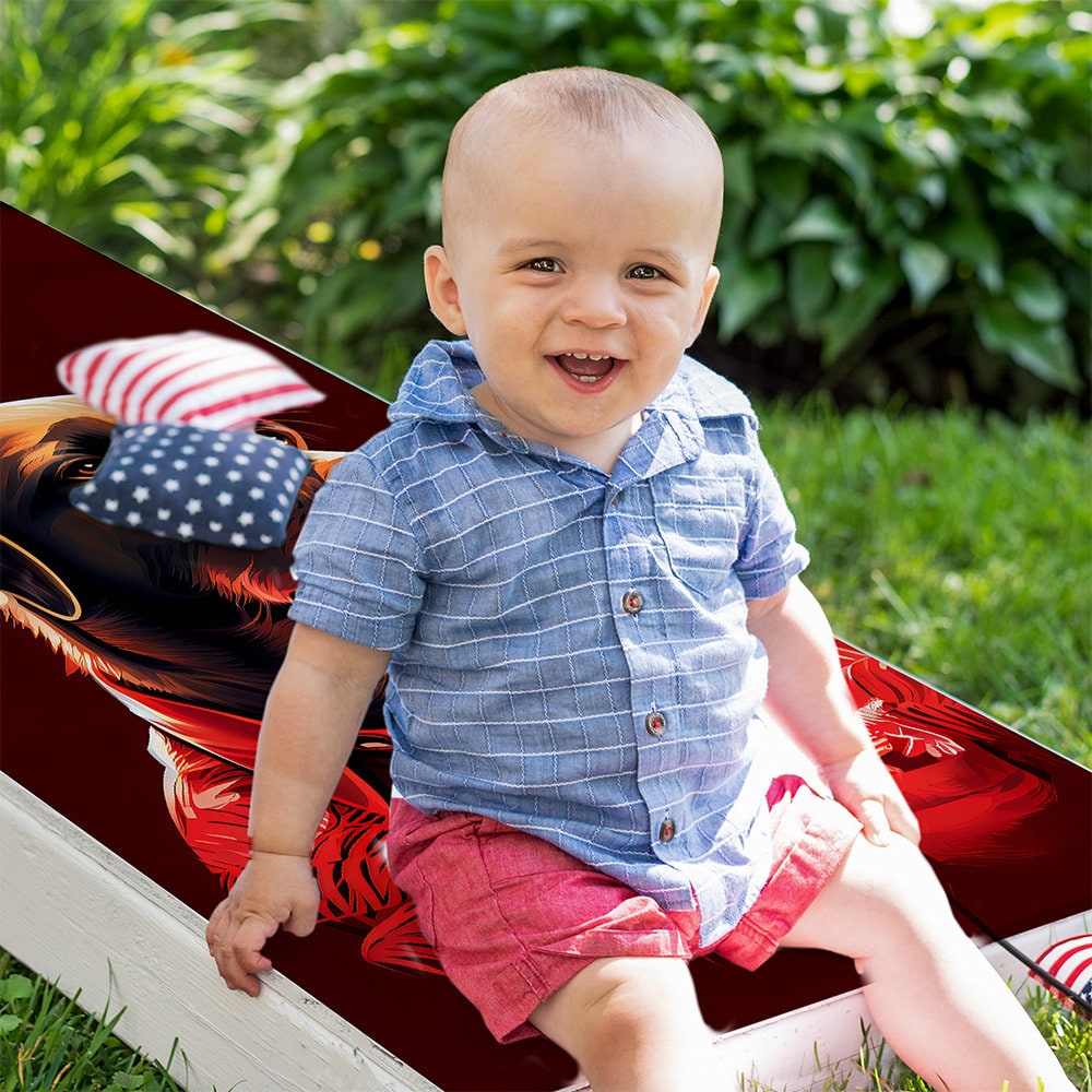 Party Animals Labradors - Cornhole Board Wrap - Set of 2