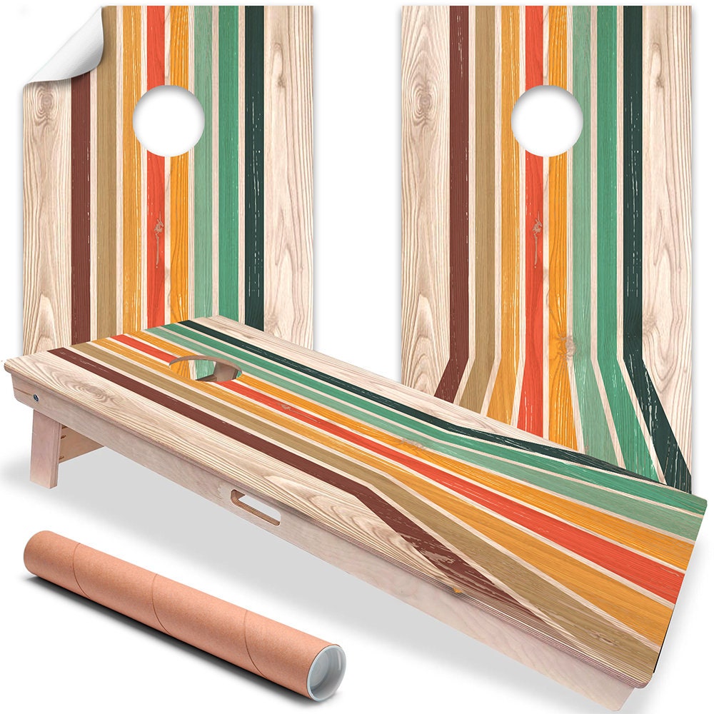 Carnival Slide - Cornhole Board Wrap - Set of 2