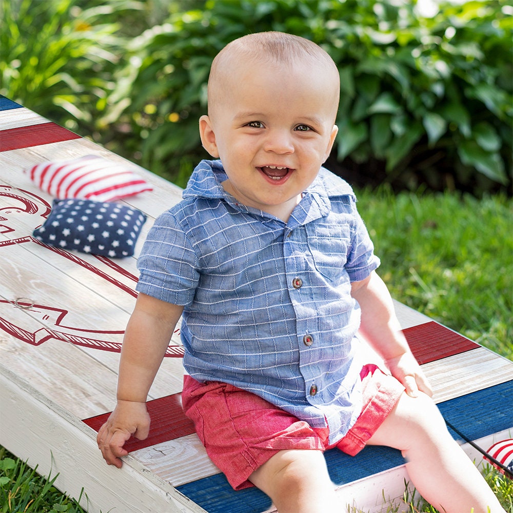 Nautical - Cornhole Board Wrap - Set of 2