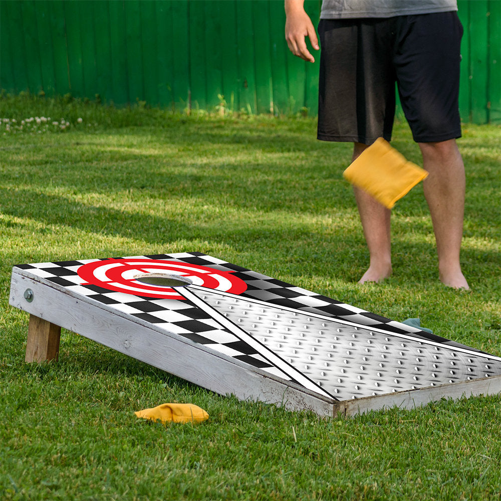 Racing Dreams - Cornhole Board Wrap - Set of 2
