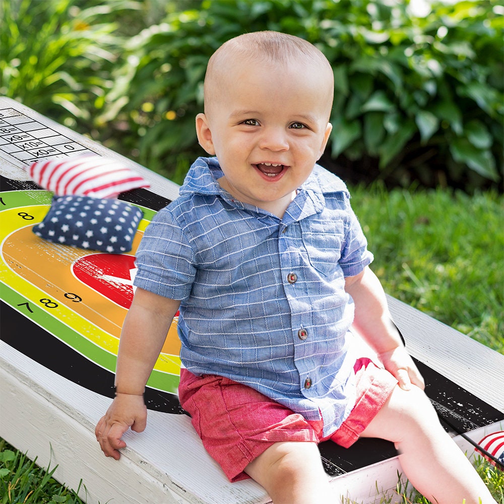 Shooting Target - Cornhole Board Wrap - Set of 2