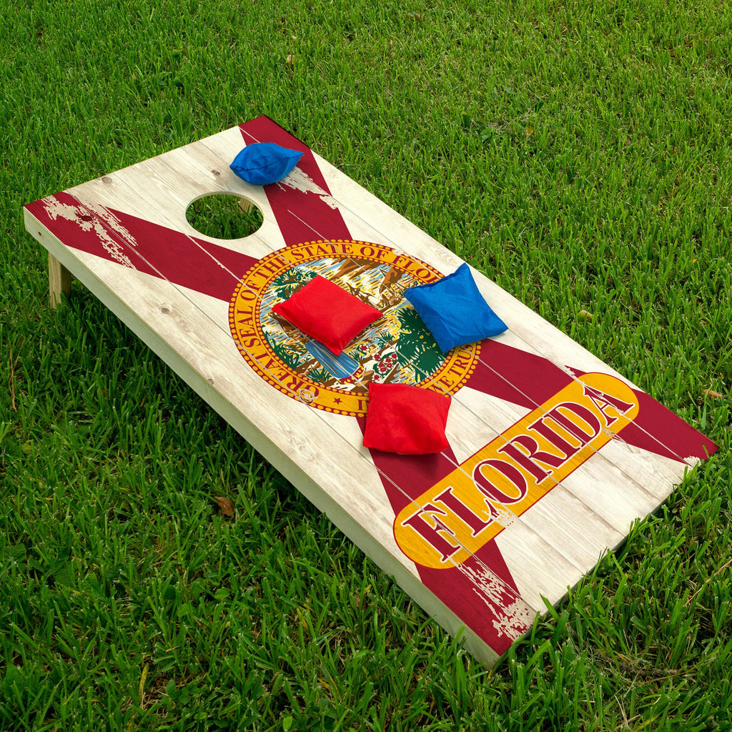 Florida State Flag - Cornhole Board Wrap - Set of 2
