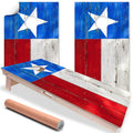 Texas Flag - Cornhole Board Wrap - Set of 2