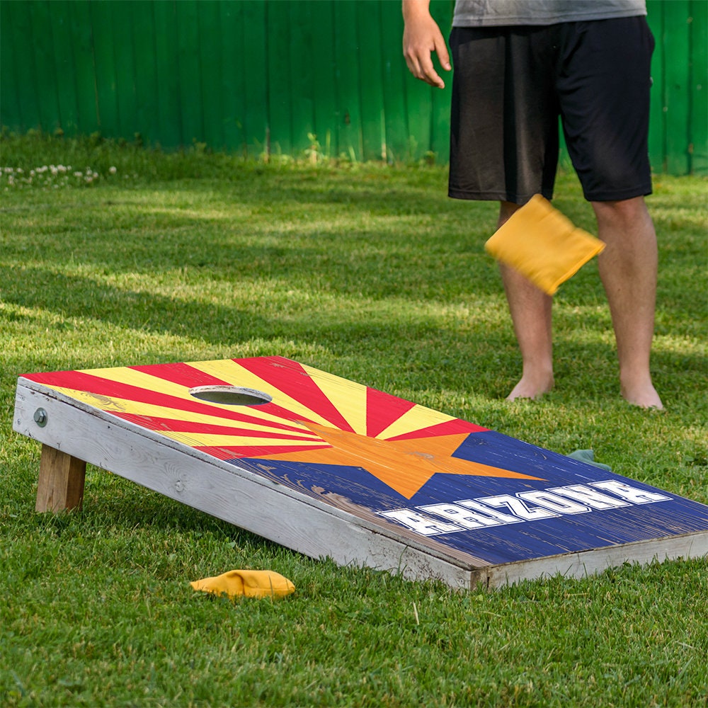 Arizona State Flag - Cornhole Board Wrap - Set of 2