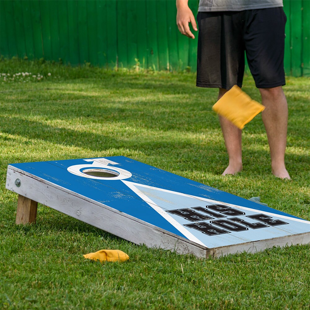 His Hole Her Hole - Cornhole Board Wrap - Set of 2