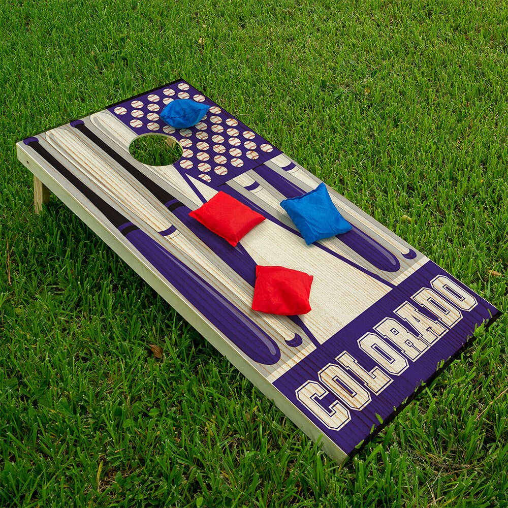 Colorado Baseball - Cornhole Board Wrap - Set of 2