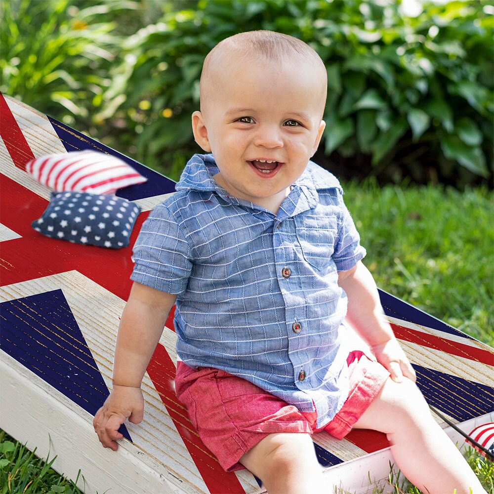 British Flag - Cornhole Board Wrap - Set of 2