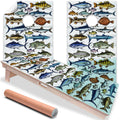 Fishing - Cornhole Board Wrap - Set of 2