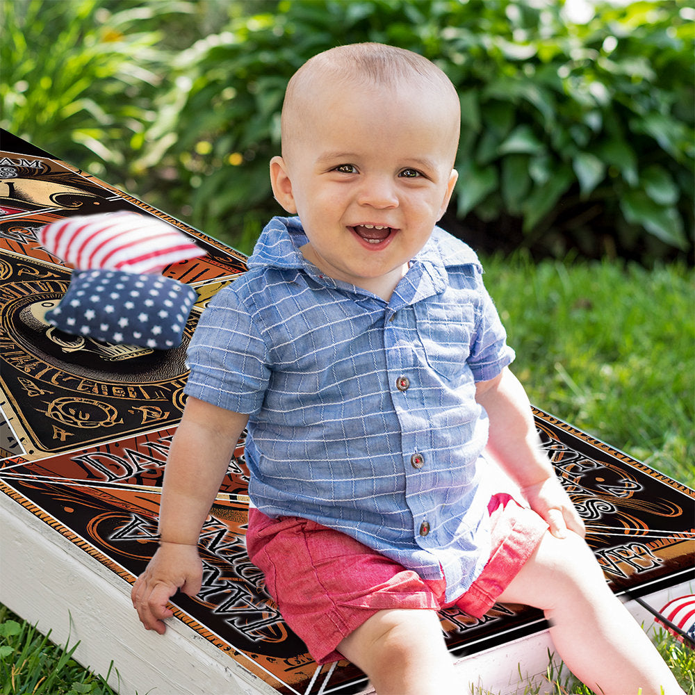 Oujia Board - Cornhole Board Wrap - Set of 2