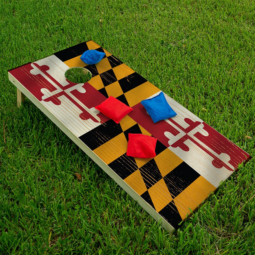Maryland State - Cornhole Board Wrap - Set of 2