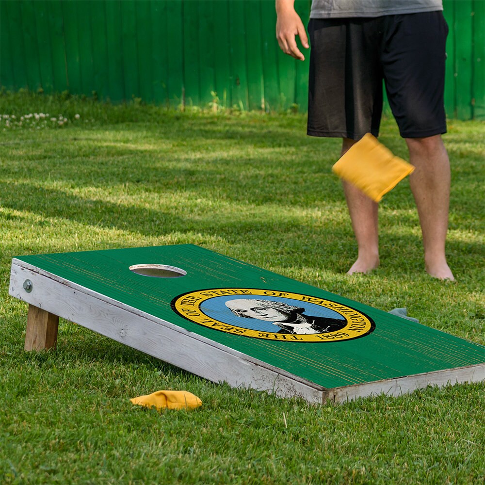 Washington State - Cornhole Board Wrap - Set of 2