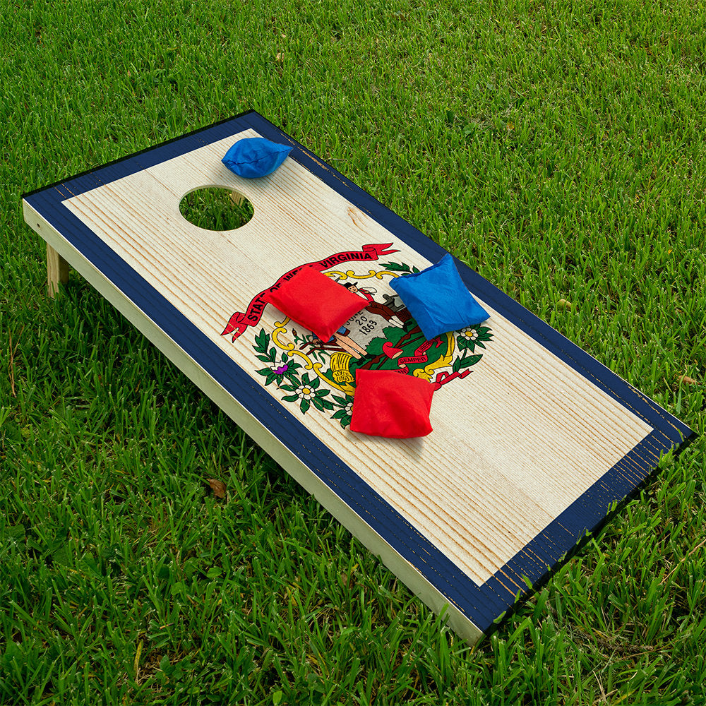 West Virginia State - Cornhole Board Wrap - Set of 2
