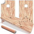 Bowling Parquet Floor - Cornhole Board Wrap - Set of 2