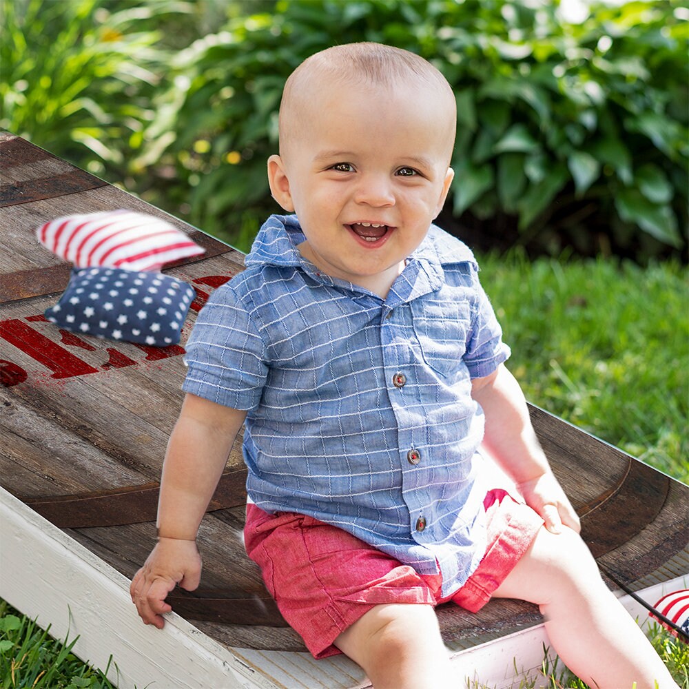 Beer Barrel - Cornhole Board Wrap - Set of 2