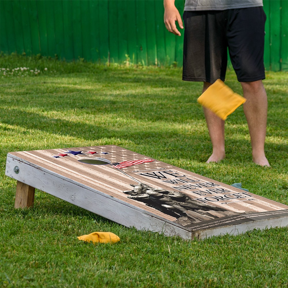 Military Pride - Cornhole Board Wrap - Set of 2