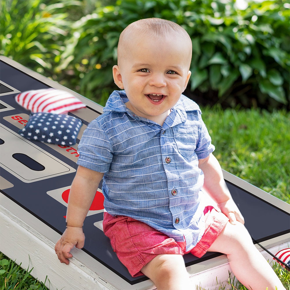 Game Controller - Cornhole Board Wrap - Set of 2