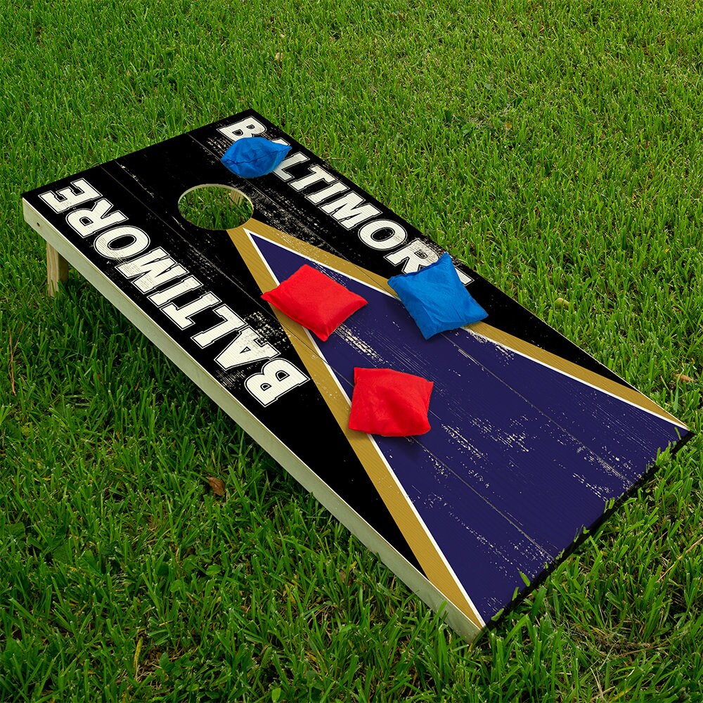 Baltimore Football - Cornhole Board Wrap - Set of 2
