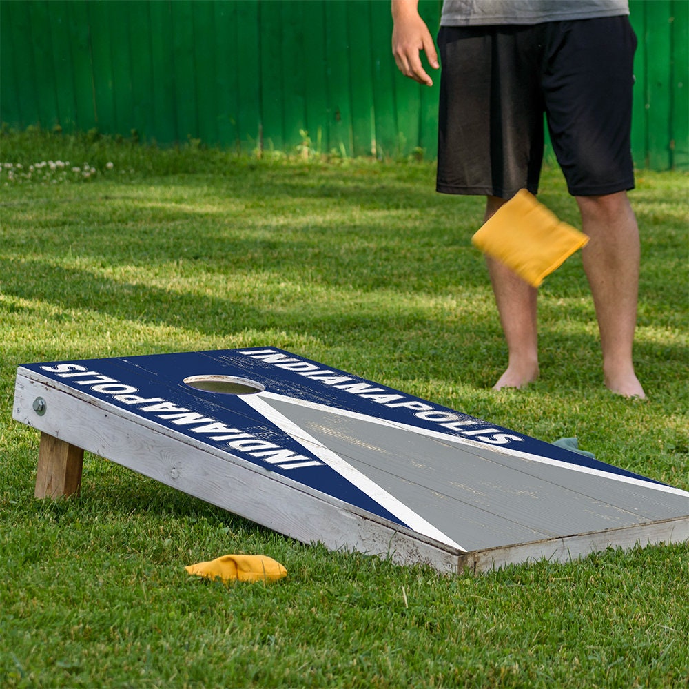 Indianapolis Football - Cornhole Board Wrap - Set of 2