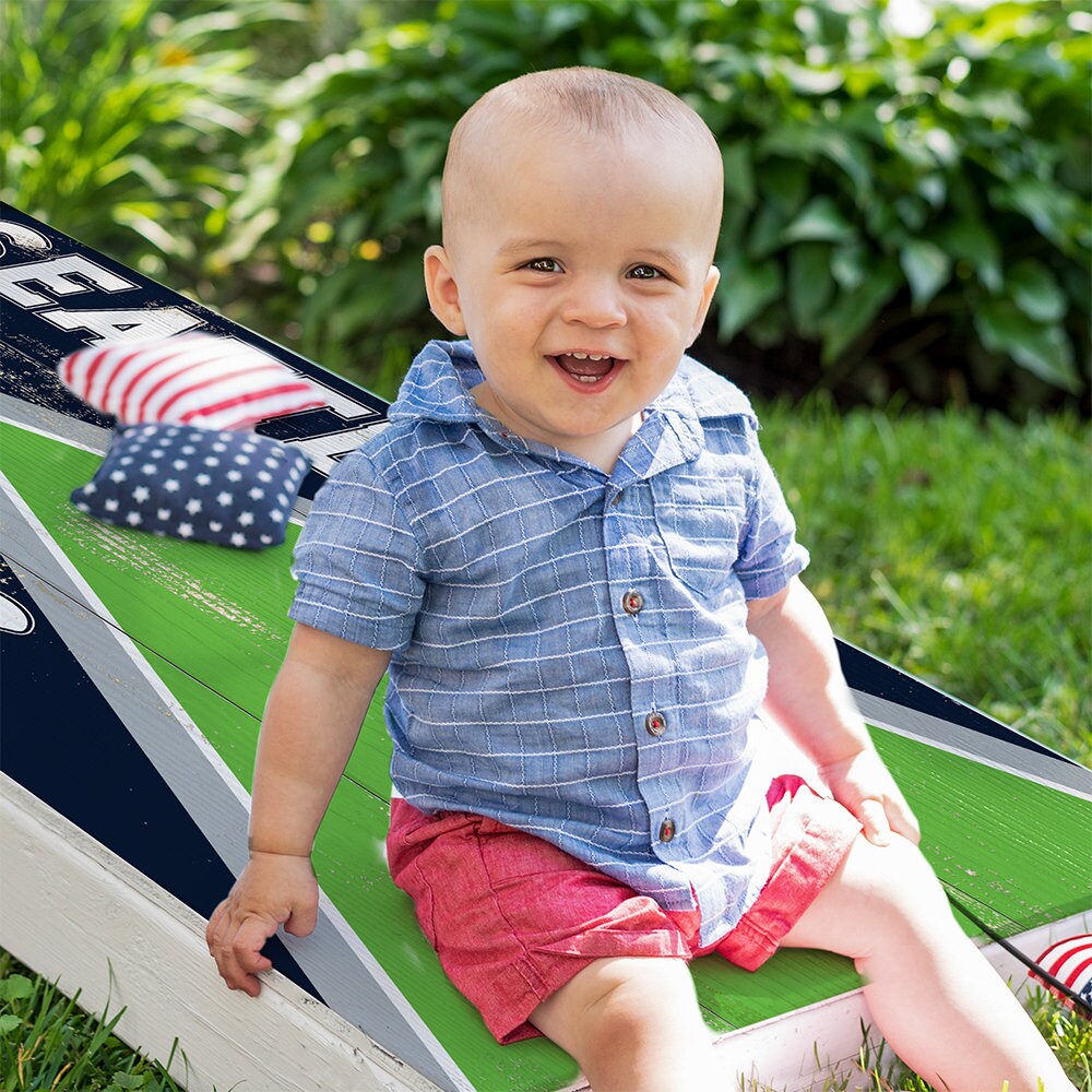 Seattle Football - Cornhole Board Wrap - Set of 2