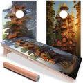 Home in the Trees - Cornhole Board Wrap - Set of 2