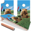 Gopher Golf - Cornhole Board Wrap - Set of 2