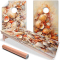 Shells Painting - Cornhole Board Wrap - Set of 2