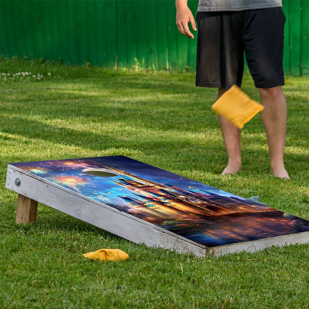 Magic Castles - Cornhole Board Wrap - Set of 2