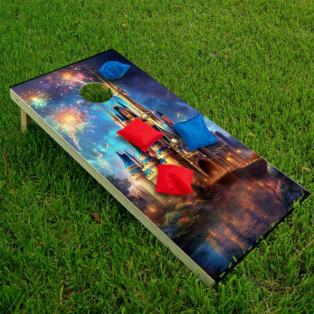 Magic Castles - Cornhole Board Wrap - Set of 2